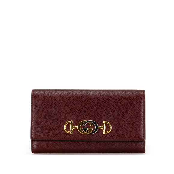 Pre-Loved Gucci Zumi Leather Long Wallet - Picture 1 of 12
